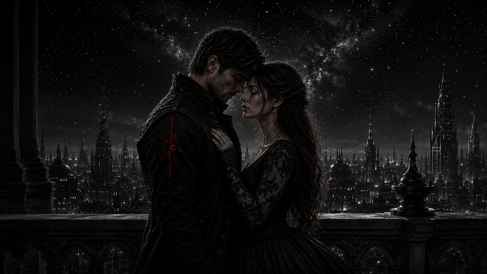 Noite gotica de romance e misterio